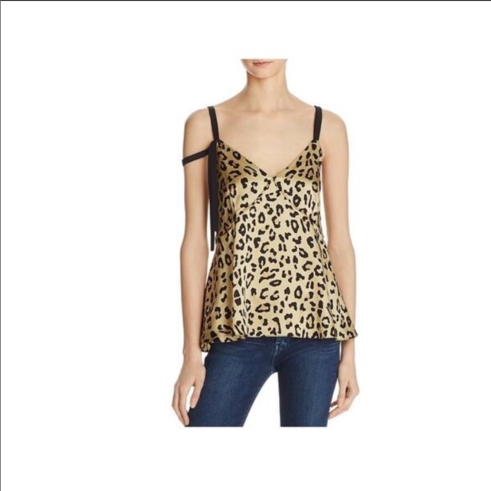 Sacha Camisole Top Sleeveless Leopard Print